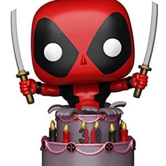 NEW Marvel Birthday Deadpool 7-11 Funko Pop Figure #776 - Picture 1 of 8